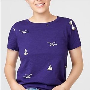 J. Crew nautical cotton sailboat T-shirt
Small new